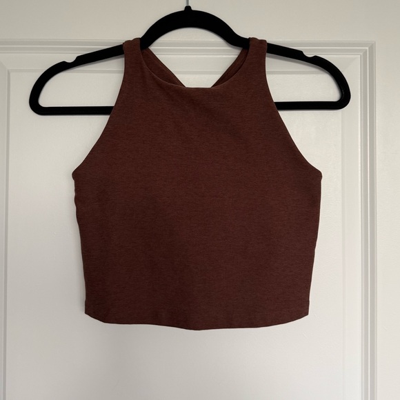 Beyond Yoga Spacedye Refocus Cropped Tank in Brown size Small - Picture 5 of 8